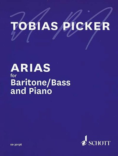 P. Tobias: Arias for Baritone/Bass and Piano 
