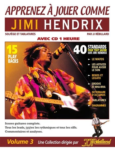 J. Rebillard: Apprenez à jouer comme Jimi Hendr, E-Git (+CD)