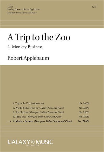 R. Applebaum: A Trip to the Zoo: 4. Monkey Business (KA)