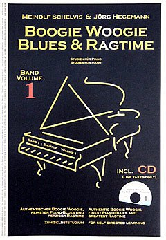 M. Schelvis: Boogie Woogie Blues and Ragtime 1, Klav (+CD)