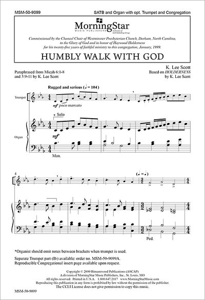 Humbly Walk with God (Chpa)