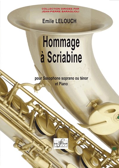 LELOUCH Emile: Hommage à Scriabine für Altsaxophon und Klavi