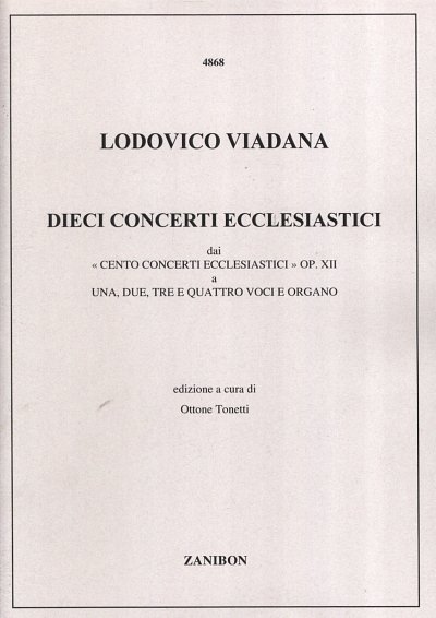 L.G. da Viadana: Dieci Concerti Ecclesiastici (Part.)