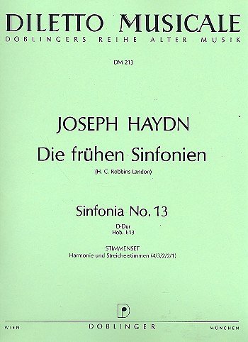 J. Haydn: Sinfonia Nr. 13 D-Dur Hob. I:13, Sinfo (Stsatz)