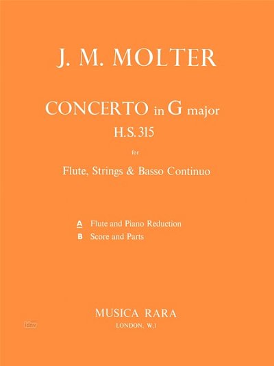 J.M. Molter: Konzert G-Dur - Fl Str