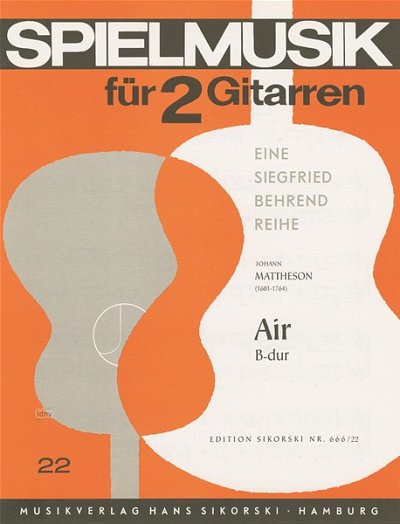 J. Mattheson: Air B-Dur, 2Git (Sppart)