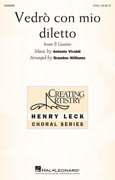 A. Vivaldi: Vedrò con mio diletto, Ch2Klav (Part.)