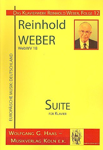 Weber Reinhold: Suite Webwv 18