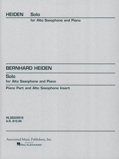 B. Heiden: Solo (1969), ASaxKlav (Bu)