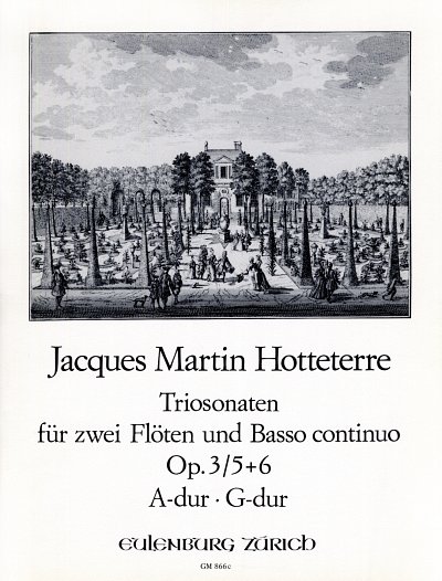 J.-M. Hottetterre: Triosonaten 3 op. 3/5+6, 2FlBc (Pa+St)