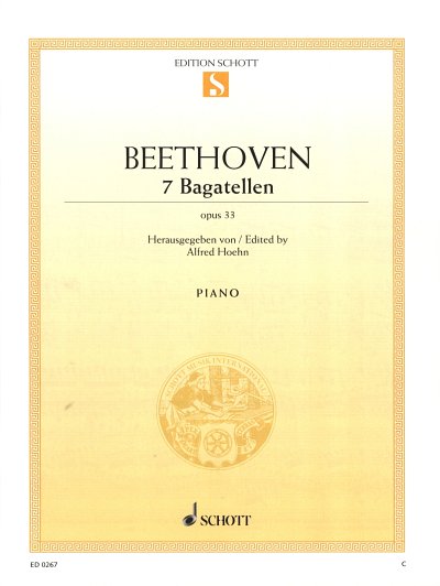 L. v. Beethoven: 7 Bagatellen op. 33 , Klav
