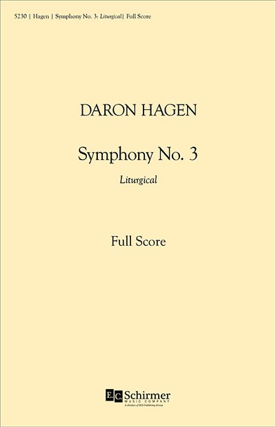 D. Hagen: Symphony No. 3, Sinfo (Part.)