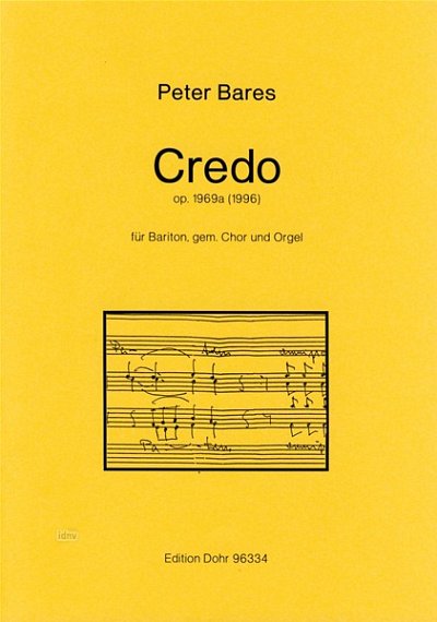 B. Peter: Credo op. 1969a (Chpa)