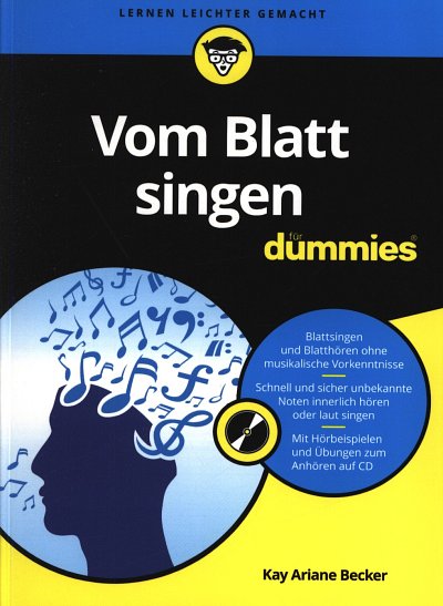 K.A. Becker: Vom Blatt singen für Dummies, Ges (Bu+CD)
