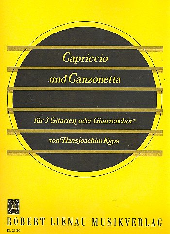 H. Kaps: Capriccio und Canzonetta  (Pa+St)