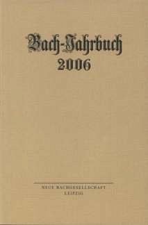 P. Wollny: Bach-Jahrbuch 2006 (Bu)