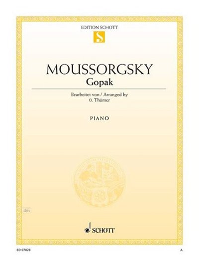M. Mussorgski: Gopak , Klav