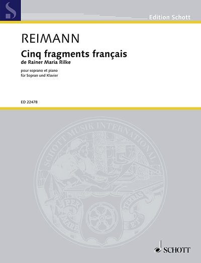 DL: A. Reimann: Cinq fragments français de Rainer Mari, GesS