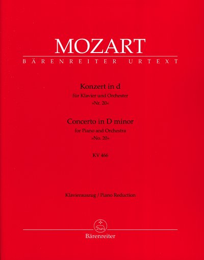 W.A. Mozart: Konzert Nr. 20 d-Moll KV 466, KlavOrch (KA)