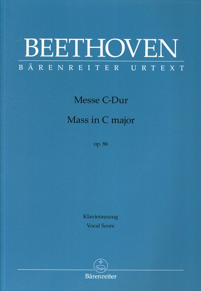L. v. Beethoven: Messe C-Dur op. 86, 4GesGchOrchO (KA)