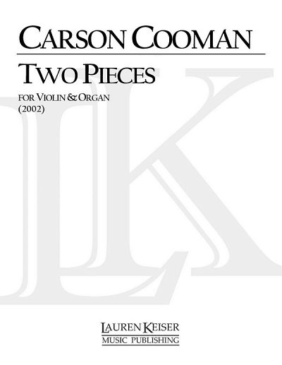 C. Cooman: Two Pieces for Violin and Organ, VlOrg