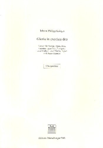 J.P. Krieger: Gloria in excelsis Deo für