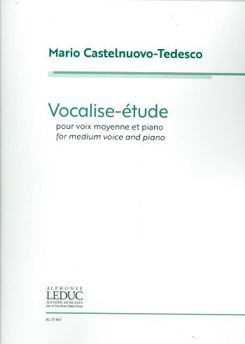 M. Castelnuovo-Tedes: Vocalise-Etude, GesMKlav (Klavpa)