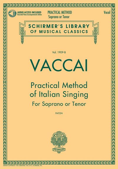 N. Vaccai: Practical Method of Italian Singing , GesHKlav