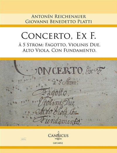 G.B. Platti et al.: Concerto, ex F.