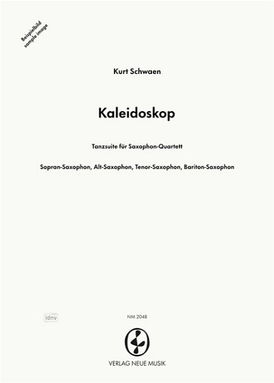 K. Schwaen: Kaleidoskop, 4Sax (Pa+St)