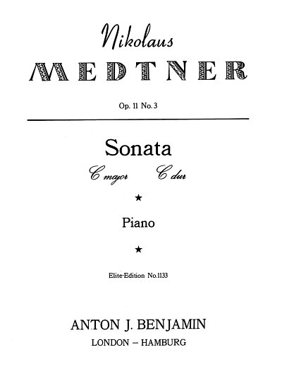 N. Medtner: Sonaten-Triade op. 11/3 , Klav