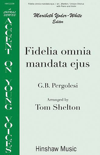 G.B. Pergolesi: Fidelia Omnia (Chpa)