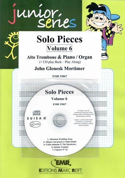 J.G. Mortimer: Solo Pieces Vol. 6, AltposKlav/O (+CD)