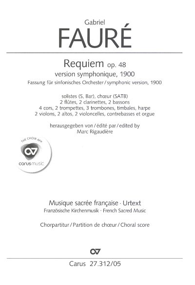 G. Fauré: Requiem op. 48, 2GsGchOrchOr (Chpa)