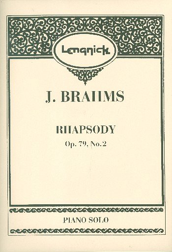 J. Brahms: Rhapsody Opus 79/2, Klav