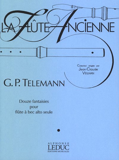 G.P. Telemann: 12 Fantasies For Solo Recorder, Ablf (Bu)