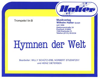 W. Schütz-Erb: Hymnen der Welt, Blask (Tr1)
