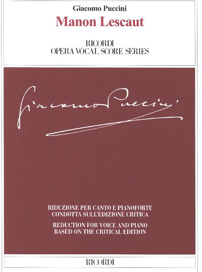 G. Puccini: Manon Lescaut, GsGchOrch (KA)