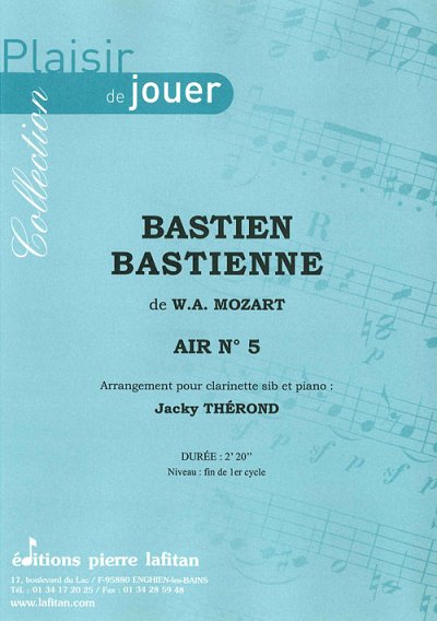 Bastien Bastienne Air N° 5, KlarKlv (KlavpaSt)