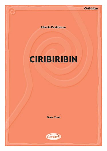 Ciribiribin Voice & Piano Sheet, GesKlav