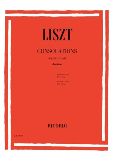 F. Liszt: 6 Consolations, Klav
