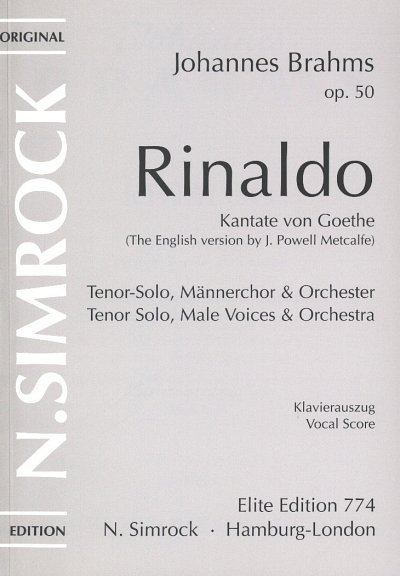 J. Brahms: Rinaldo op. 50, GesMchOrch (KA)
