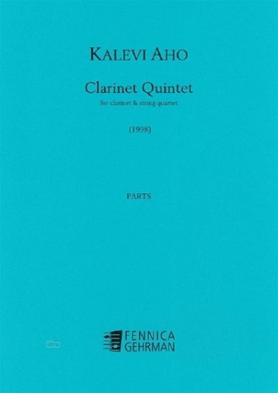 K. Aho: Quintet For Clarinet and String Quartet (Stsatz)