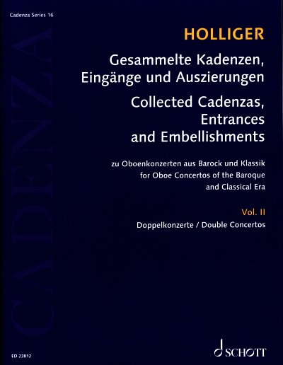 H. Holliger: Collected Cadenzas, Embellishments and Arrangements