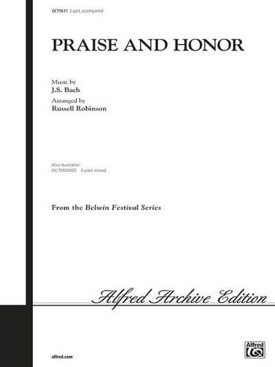 J.S. Bach: Praise and Honor, Ch2Klav