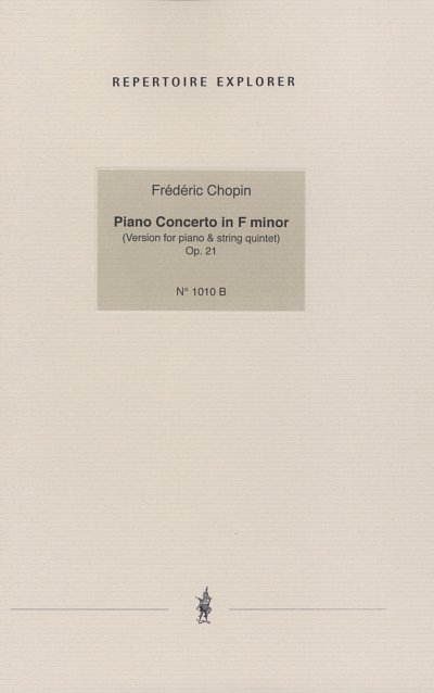 F. Chopin: Konzert f-Moll op. 21 - Fassun, 5StrKlav (Stsatz)