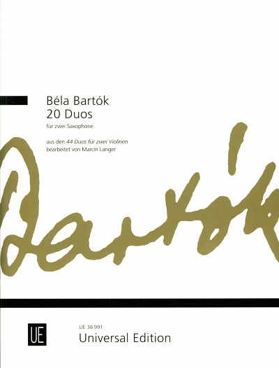 B. Bartók: 20 Duos, 2Sax (Sppa)