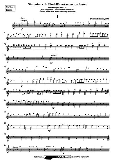 D. Schnabel: Sinfonietta, Bflens (ABlf1)