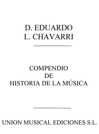 Catecismo De Historia De La Musica (Bu)