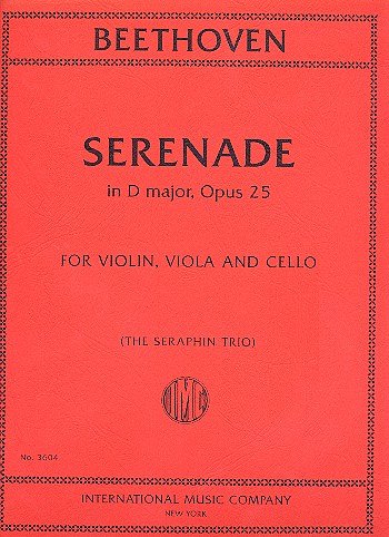 L. v. Beethoven: Serenade In D Major Op.25, VlVlaVc (Pa+St)